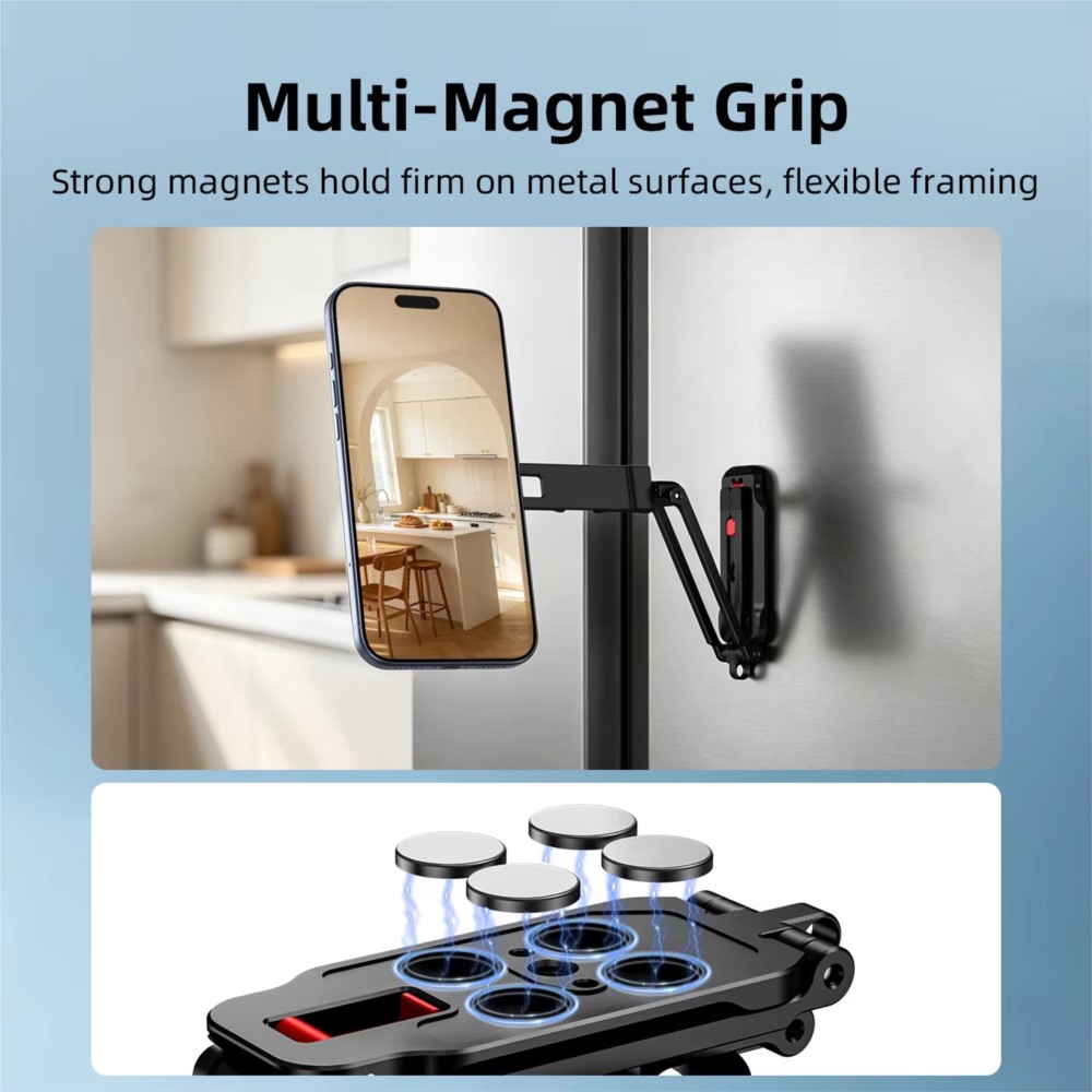 Magnetic Phone Tripod for iPho - đánh giá và giá Desk Accessories
